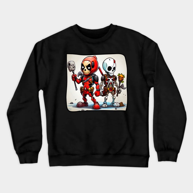 Mercenary bones Crewneck Sweatshirt by SkullTroops